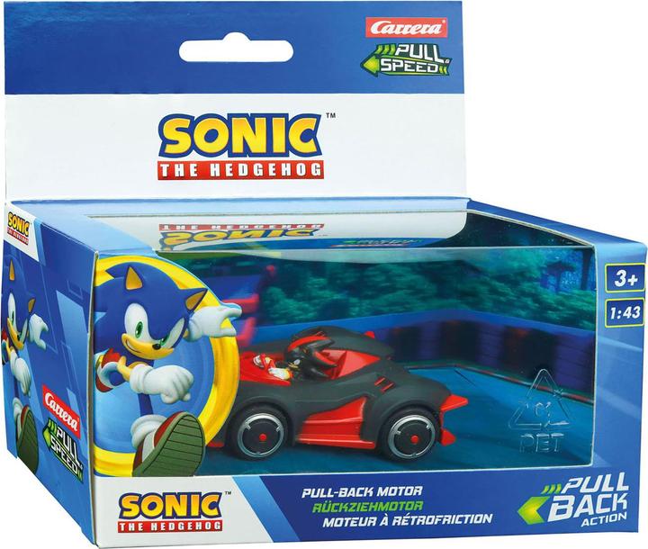 Actual product image Carrera Pull back car Team Sonic Racing - Shadow Dark Reaper
