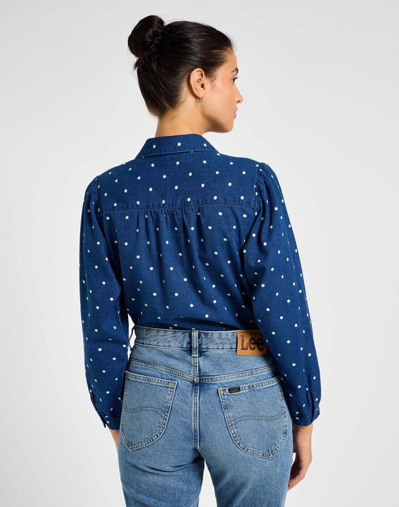 Immagine prodotto Lee Camicia in denim con arricciatura (S)