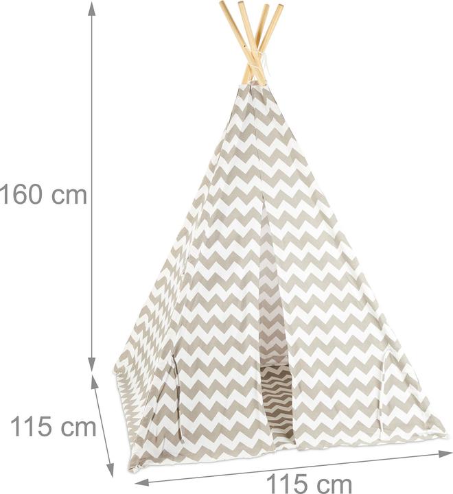 Produktbild Relaxdays Tipi Zelt