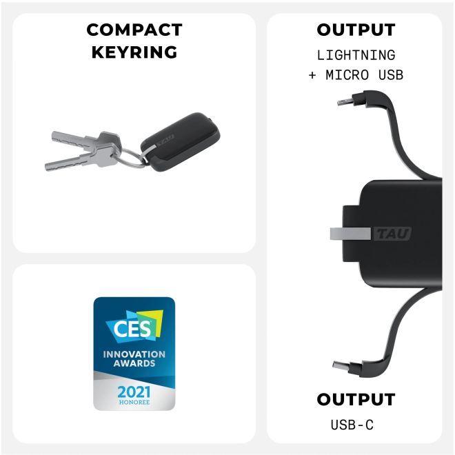 Image du produit Rolling Square Batterie externe pour TAU 1400 mAh, USB-C (1400 mAh, 5 W)