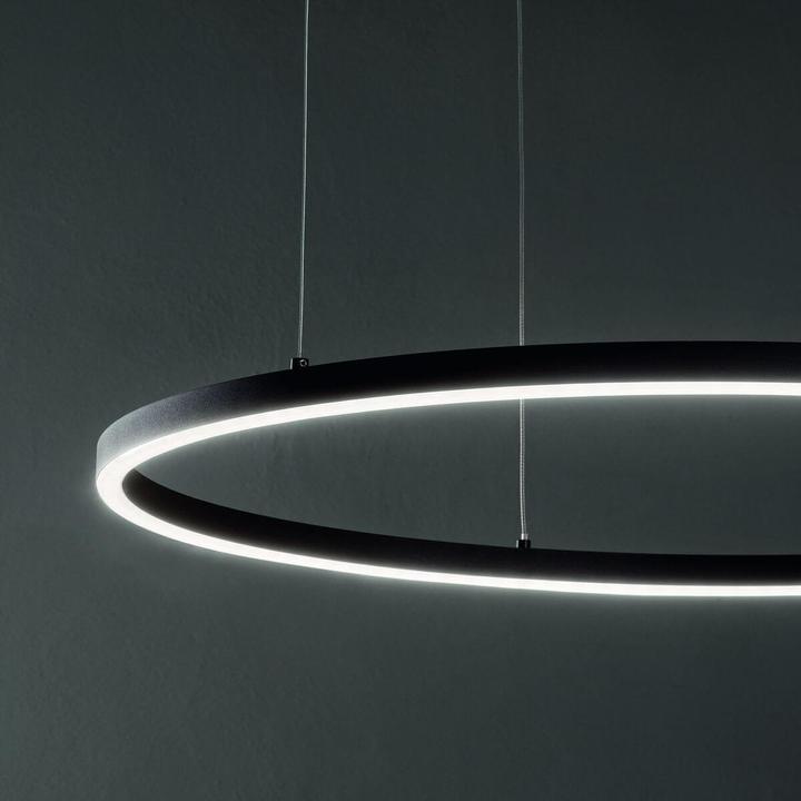 Actual product image Ideal lux ORACLE SLIM LED pendant light 55W ⌀900mm white neutral white 269870 (5700 lm)