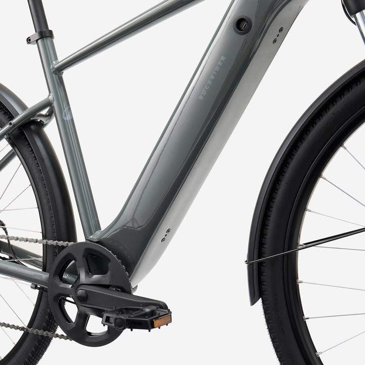 Produktbild Rockrider E-Bike SUV Trekking 28 Zoll E-ACTV 100 hoher Einstieg anthrazitgrau (48 cm)