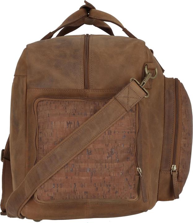 Actual product image Greenland Nature Nature Weekender travel bag leather 50 cm laptop compartment (39 l)