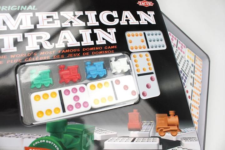 Actual product image Tactic Mexican Train Tin Box (English, German, French, Italian)