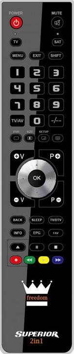 Actual product image Superior Freedom-2/1 (Universal remote control, Infrared)