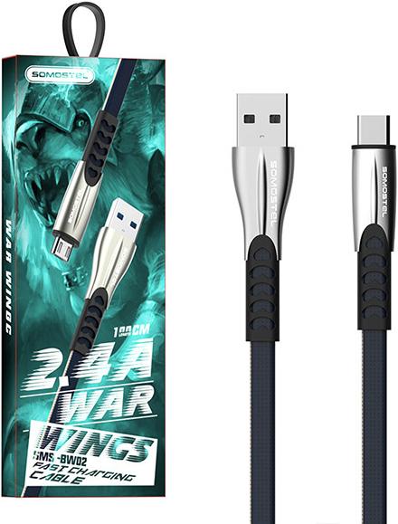 Produktbild Somostel SMS-BW02 USB Kabel USB 2.0 USB A USB C (1 m, USB 2.0)