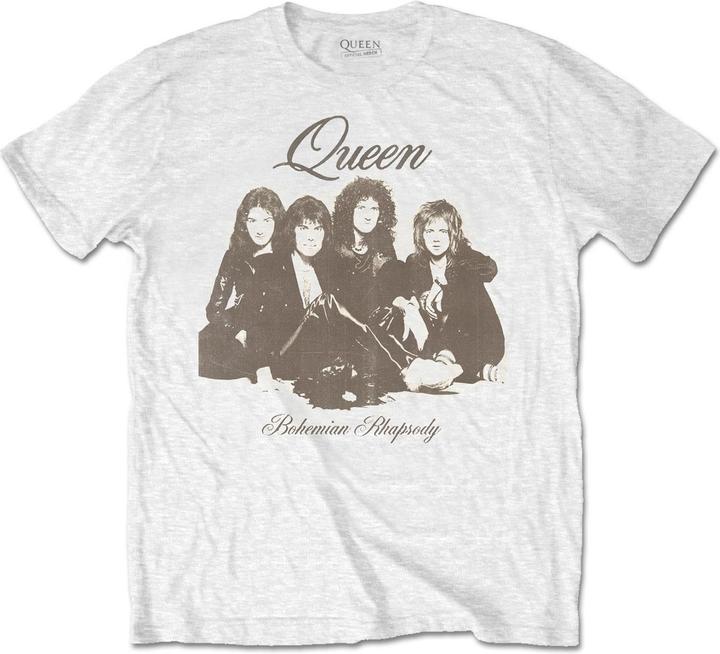 Queen Unisex Adult Bohemian Rhapsody Portrait T-Shirt (S)