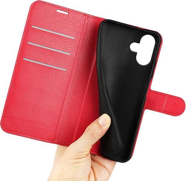 Actual product image MU Classic Litchi Leather Bookcover Series (Apple iPhone 16 Plus)