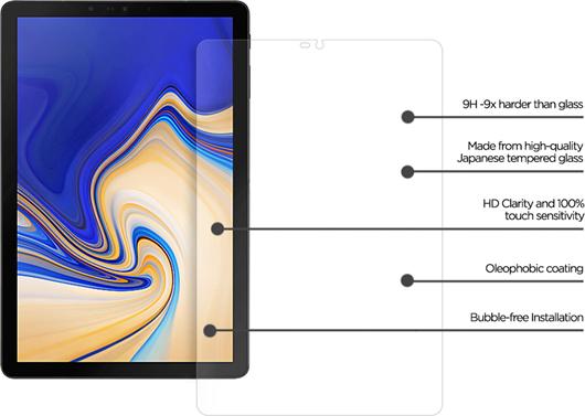 Immagine prodotto Eiger Mountain Glass Clear Tablet (1 Pezzo/i, Galaxy Tab S4 10.5 (2018))