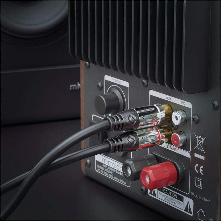 Image du produit Sonero Câble en Y du subwoofer (5 m, RCA)