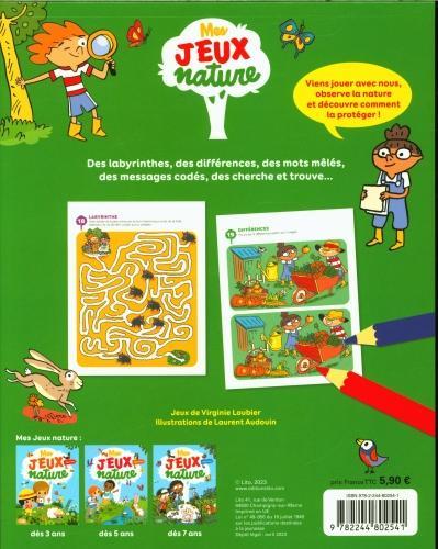 Actual product image Mes jeux nature : dès 9 ans (French, Loubier Virginie, Audouin Laurent, 2023)