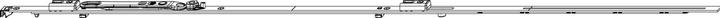 Actual product image Maco MM fixed fixed sash gear iS EH, fitting groove, FFH 841-1090 mm (221904)