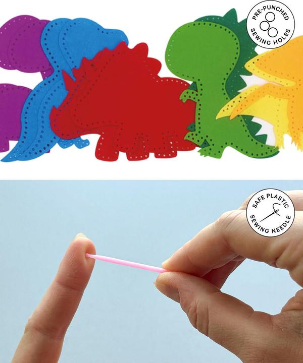 Immagine prodotto I Am Creative Set da cucito in feltro, set completo di animali