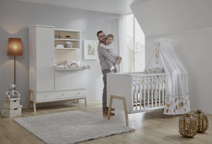 Produktbild Schardt Kombination Holly Nature Schrank mit Wickelkommode (131.50 cm)