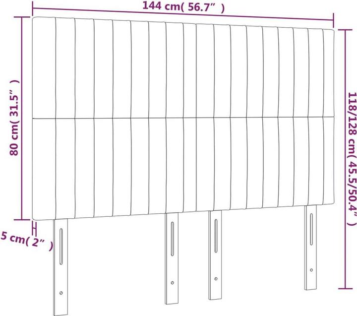 Image du produit VidaXL Aldridge (144 x 5 x 128 cm)