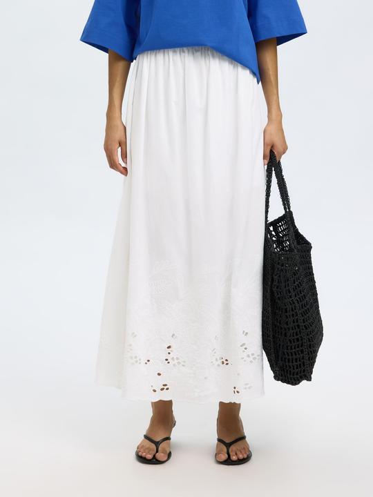 Actual product image Selected Femme Broderie Anglaise Maxirock (38)