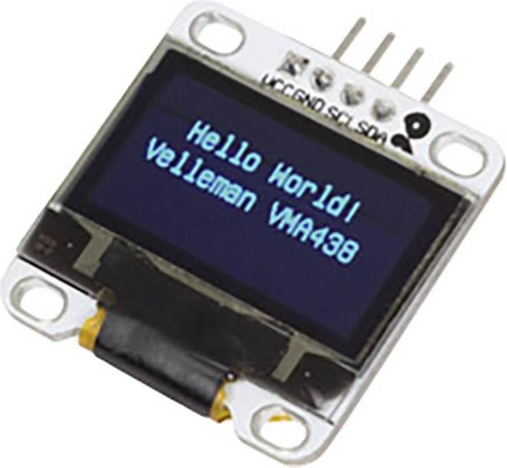 Image du produit Whadda Ecran OLED 0.96 avec I²C pour Arduino® (Extension)