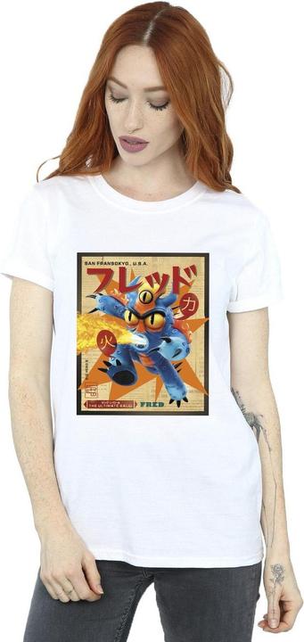 Produktbild Disney Big Hero 6 Baymax Fred Newspaper TShirt (XXL)