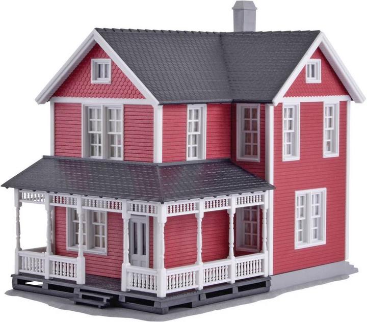 Actual product image Kibri H0 Swedish house, red