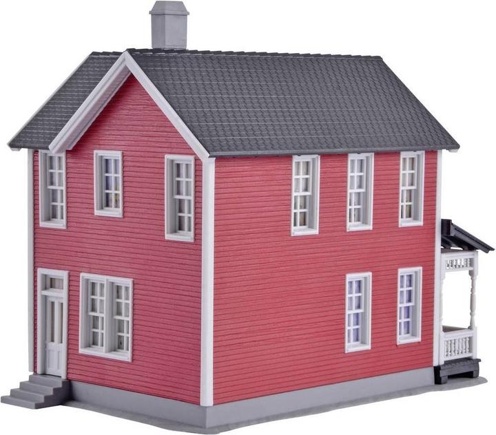 Actual product image Kibri H0 Swedish house, red