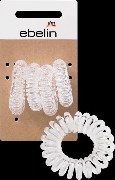 Image du produit dm ebelin Élastique à cheveux Spirale petit transparent (Élastiques à cheveux)