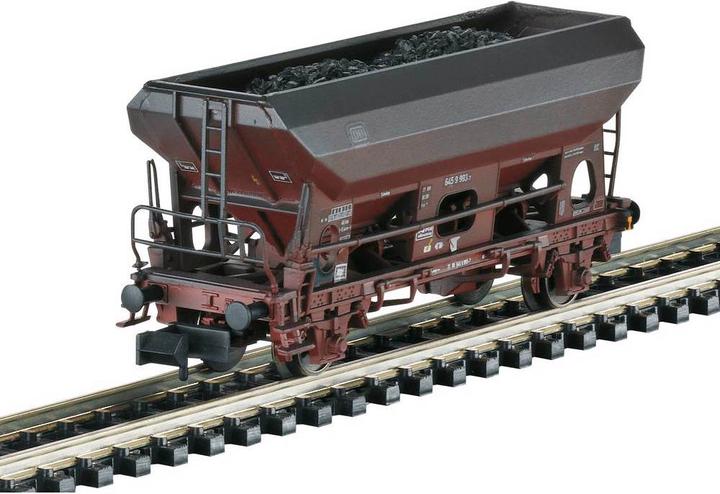 Image du produit MiniTrix Lot de wagons de marchandises N wagons de déchargement latéraux de la DB