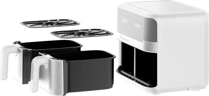 Actual product image MasterPRO Hot air fryer 2400W non-stick coating, cool-touch housing, timer function, with di
