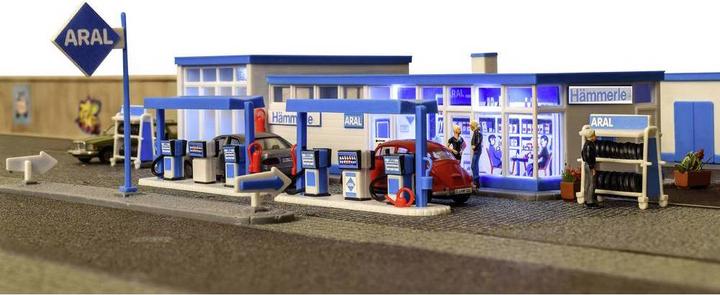 Produktbild Kibri H0 ARAL Tankstelle