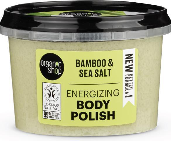 Organic Shop Organic Bamboo Sea Salt Body Polish Pasta Do Cia?a Na Bazi (250 ml)