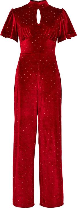 Joe Browns PETITE Sparkle Velour Wide Leg Jumpsuit (40)