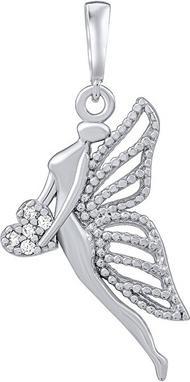 Produktbild Silvego Silver pendant angel Auriel with clear Brilliance Zirconia PRGPAP0633PS
