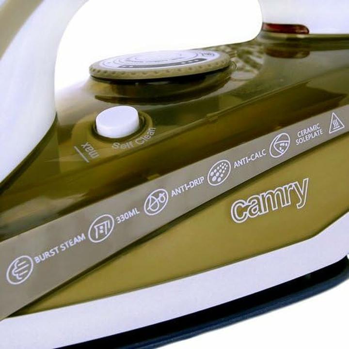 Produktbild Camry CR 5018 Dampfbügeleisen Keramik-Ultra-Glide-Sohlenplatte (3000 W)