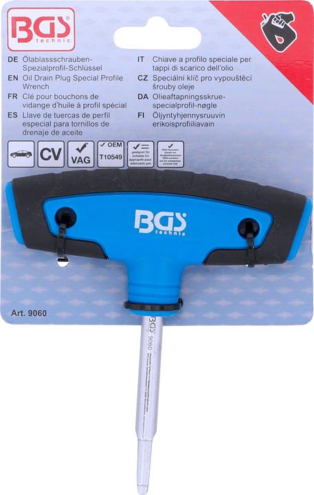 Produktbild BGS Ölablassschrauben-Spezialprofil-Schlüssel für VAG