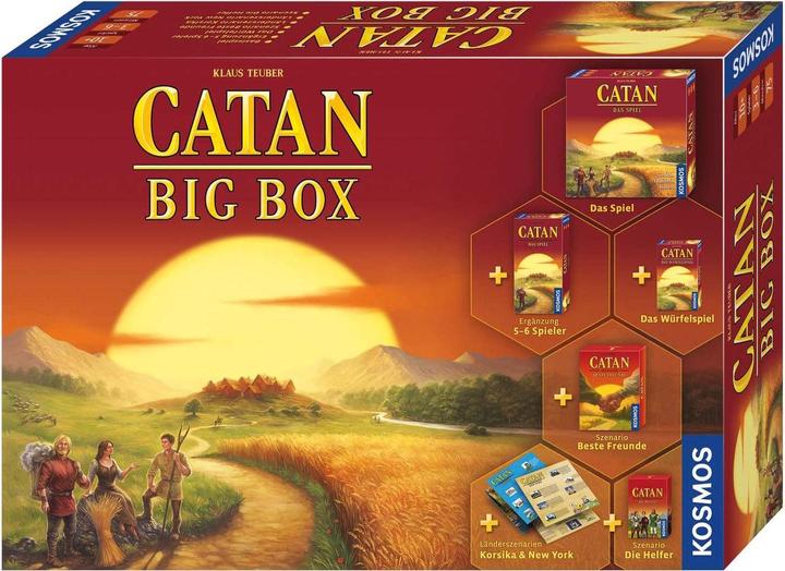 Actual product image Kosmos Catan Big Box (French)