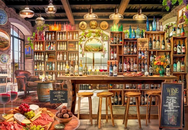 Immagine prodotto Bluebird Puzzle 1000 pieces The Wine Tasting Room (1000 pezzi)