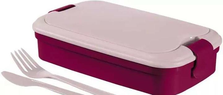 Actual product image Curver Lunch&Go cutlery container purple (c)