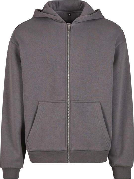 Build Your Brand Hoodie mit durchgehendem Reissverschluss