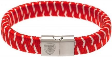 Produktbild Arsenal FC gewebter Stoff Armband Edelstahl Stoff (21 cm, 80% Synthetik, 20% Edelstahl)