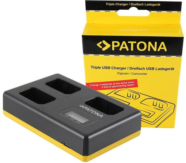Produktbild Patona USB Triple Ladegerät (Kamera Akku Ladegerät)