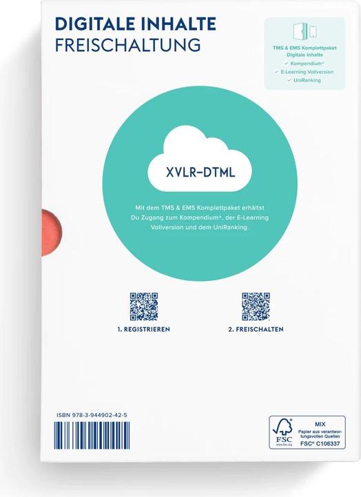 Produktbild TMS & EMS Vorbereitung 2024 Komplettpaket - E-Learning und Kompendium mit Leitfaden, T (Deutsch, Alexander Hetzel, Constantin Lechner, Anselm Pfeiffer, 2023)