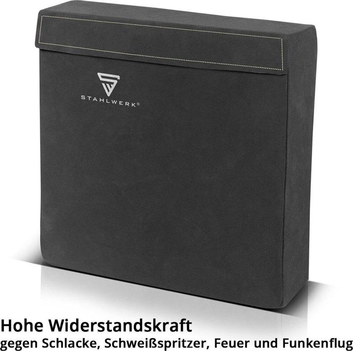Actual product image Stahlwerk Welding pad, fireproof welding pad made of split leather