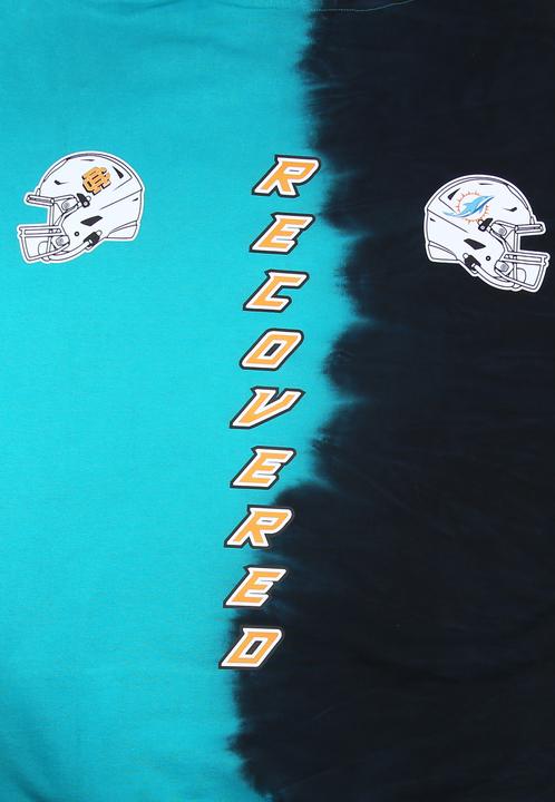 Actual product image Recovered Re:covered Fleece Hoody - INK DYE Miami Dolphins - 3XL (3XL)