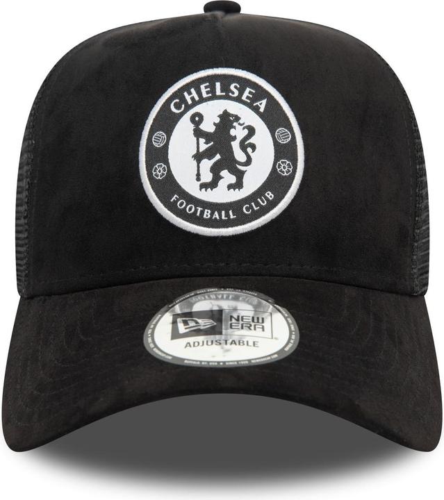 Actual product image New Era A-Frame Mesh Trucker Cap - SUEDE FC Chelsea black