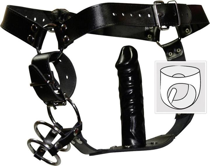 Image du produit Zado String avec gode anal (S, M)