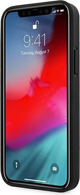 Immagine prodotto BMW Custodia BMHCP12SRSPPK iPhone 12 mini 5,4" czarny/nero Custodia rigida in pelle Curve Perforate (Apple iPhone 12 mini)