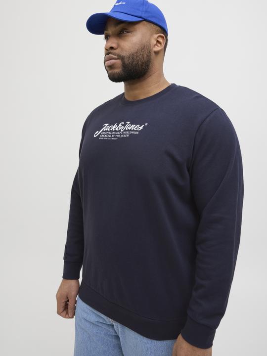 Produktbild Jack & Jones Plus Size Gedruckt Sweatshirt Sweatshirt (6XL)