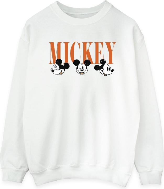 Disney Mickey Mouse Faces Sweatshirt (L)