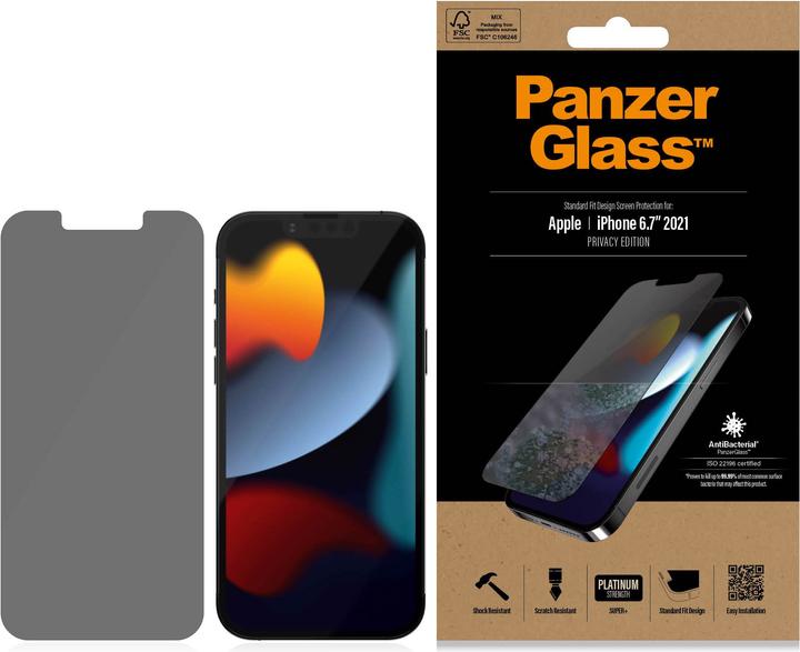 Actual product image PanzerGlass Privacy (1 Piece, Apple iPhone 13 Pro Max)