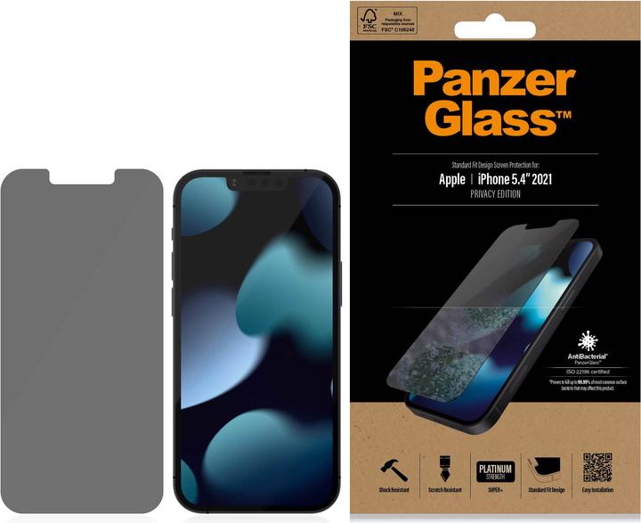 Image du produit PanzerGlass Vie privée (1 pièce(s), Apple iPhone 13 mini)