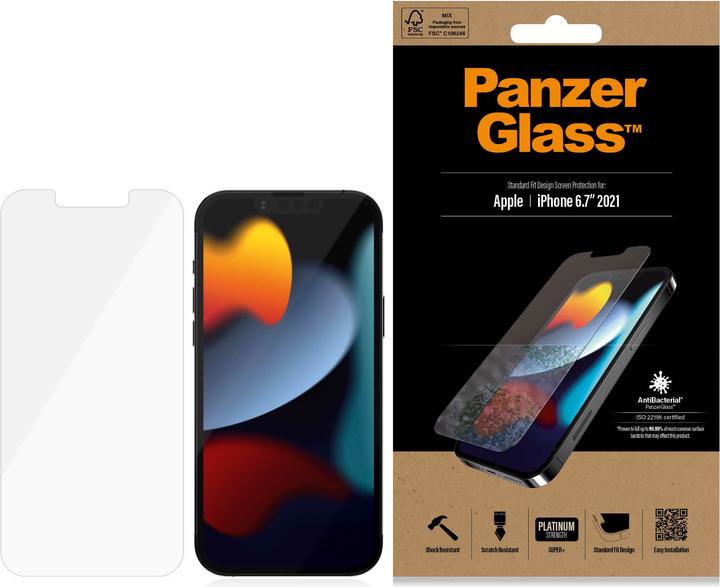 Immagine prodotto PanzerGlass Vestibilità standard (1 Pezzo/i, Apple iPhone 13 Pro Max)